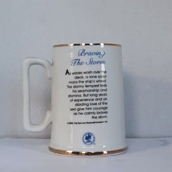 Vintage The Norman Rockwell Museum Coffee Mug Set of Four - Picture 2 of 11